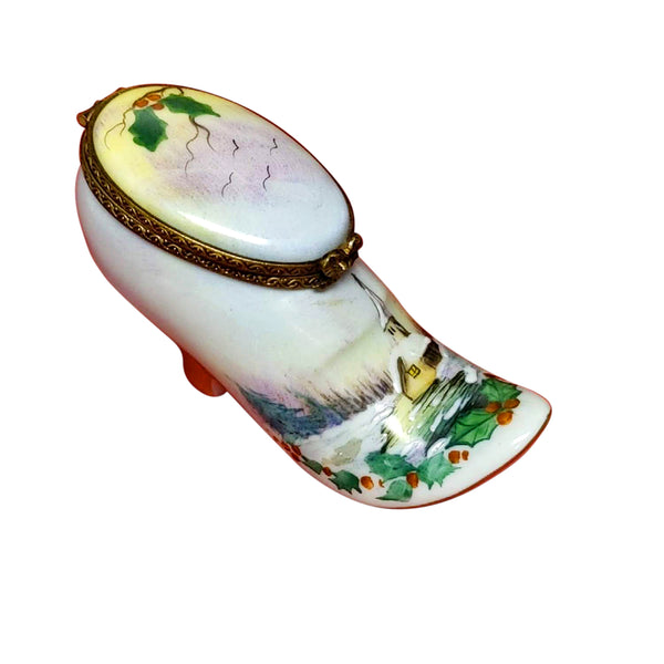 Load image into Gallery viewer, Dutch Clog - with Church Limoges Box