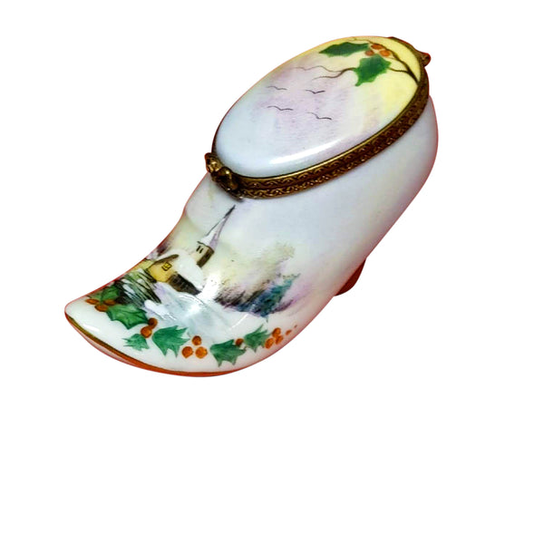 Load image into Gallery viewer, Dutch Clog - with Church Limoges Box