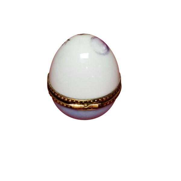 Load image into Gallery viewer, Blue Dents De Lait Egg "Baby Teeth" Limoges Box