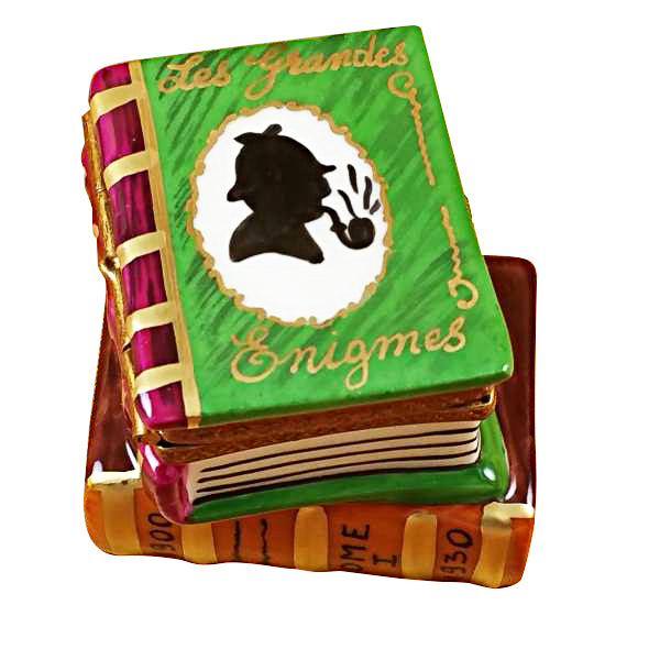 Load image into Gallery viewer, Rochard "Sherlock Holmes Book" Limoges Box