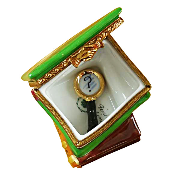 Load image into Gallery viewer, Rochard "Sherlock Holmes Book" Limoges Box