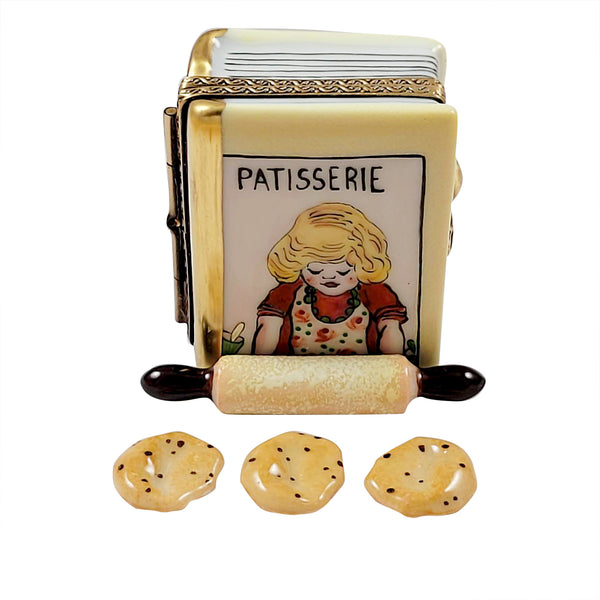 Load image into Gallery viewer, Rochard "Cookbook with Rolling Pin" Limoges Box