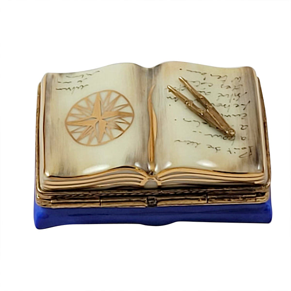 Load image into Gallery viewer, Rochard "Nautical Book" Limoges Box