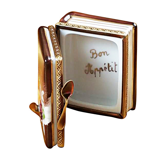 Load image into Gallery viewer, Rochard "Cookbook with Spoon" Limoges Box