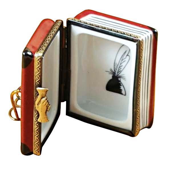 Load image into Gallery viewer, Rochard "Book with Glasses" Limoges Box