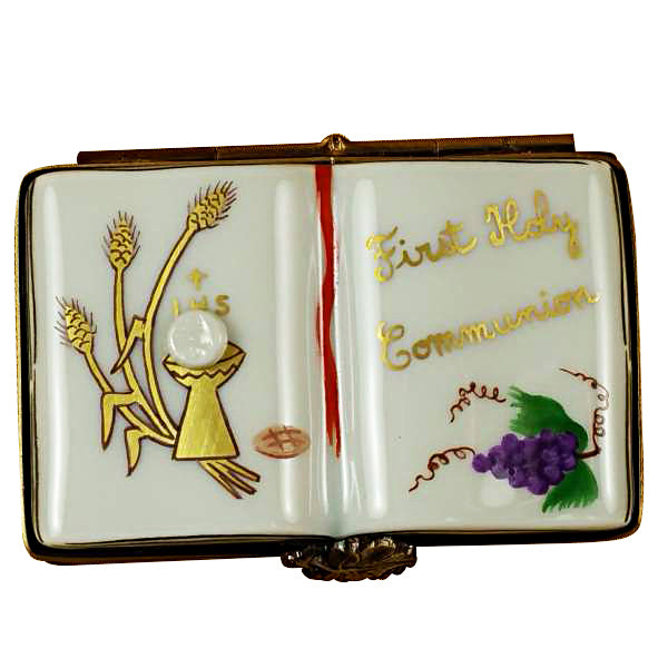 Load image into Gallery viewer, Rochard "First Holy Communion Book" Limoges Box