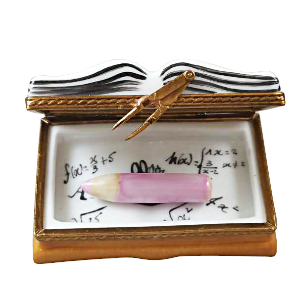 Load image into Gallery viewer, Rochard "I Love My Teacher Book" Limoges Box