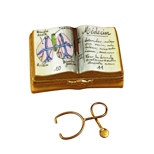 Load image into Gallery viewer, Rochard "Medicine Book" Limoges Box