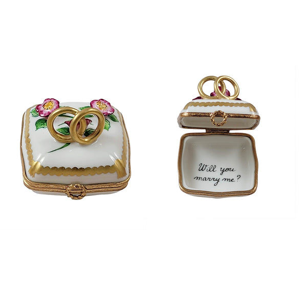 Load image into Gallery viewer, Rochard "Will You Marry Me?" Limoges Box