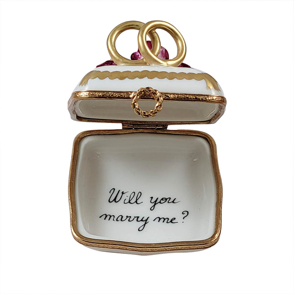 Load image into Gallery viewer, Rochard "Will You Marry Me?" Limoges Box