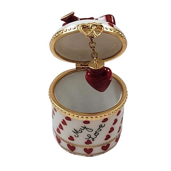 Load image into Gallery viewer, Rochard "Heart Jewel Box - My Love" Limoges Box