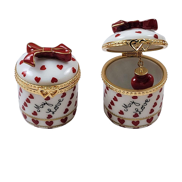 Load image into Gallery viewer, Rochard "Heart Jewel Box - My Love" Limoges Box