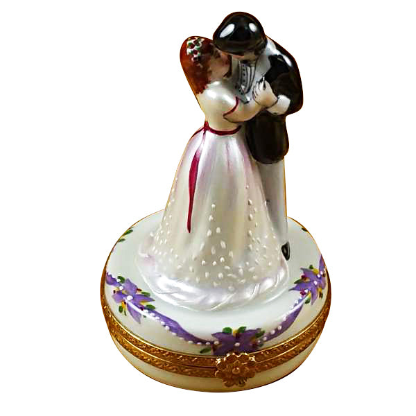 Load image into Gallery viewer, Rochard "Dancing Bride and Groom" Limoges Box