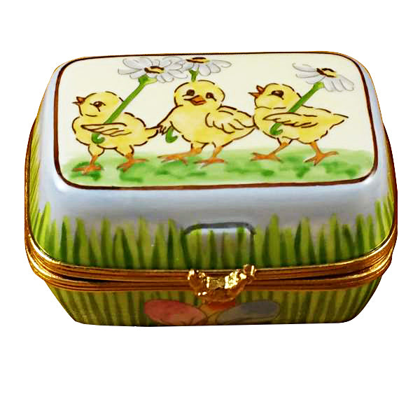 Load image into Gallery viewer, Rochard "Easter Egg Box with Eggs" Limoges Box
