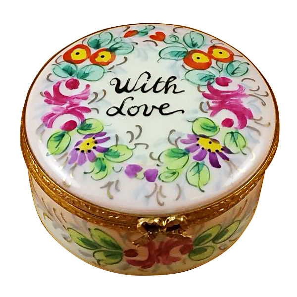 Load image into Gallery viewer, Rochard "Round - "With Love" - Studio Collection" Limoges Box