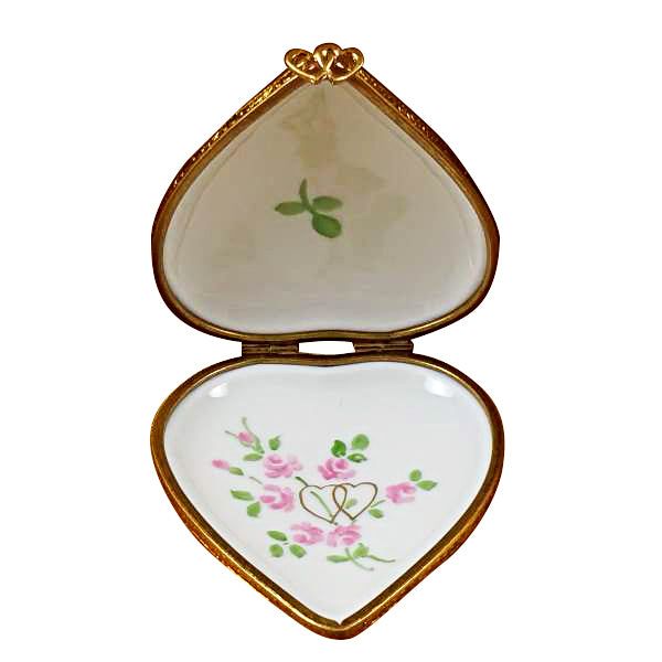 Load image into Gallery viewer, Rochard "Heart with Wedding Couple - Studio Collection" Limoges Box