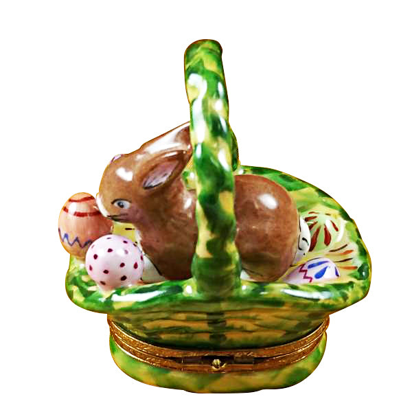 Load image into Gallery viewer, Rochard "Rabbit Basket with Easter Eggs" Limoges Box