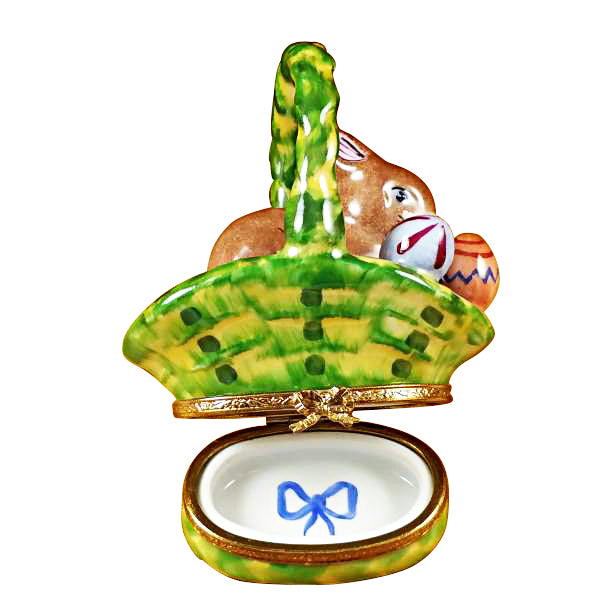 Load image into Gallery viewer, Rochard "Rabbit Basket with Easter Eggs" Limoges Box