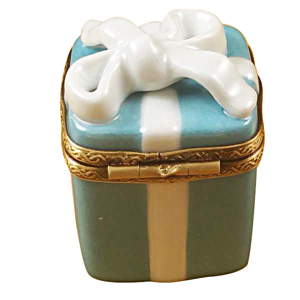 Load image into Gallery viewer, Rochard "Tiffany Blue Gift Box" Limoges Box