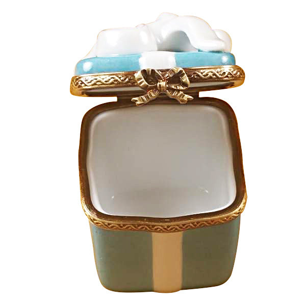 Load image into Gallery viewer, Rochard "Tiffany Blue Gift Box" Limoges Box