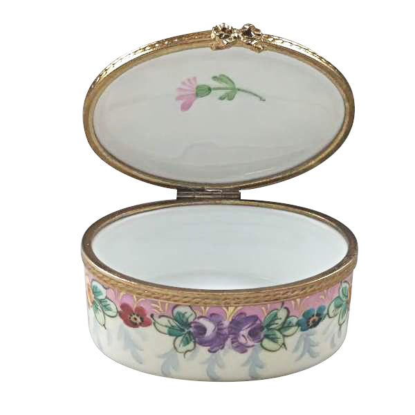 Load image into Gallery viewer, Rochard "Thank You Oval" Limoges Box