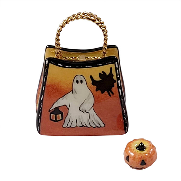 Load image into Gallery viewer, Rochard "Trick Or Treat Bag" Limoges Box