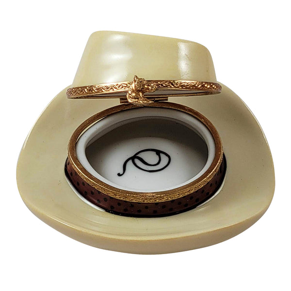 Load image into Gallery viewer, Rochard "Cowboy Hat" Limoges Box