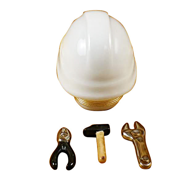 Load image into Gallery viewer, Rochard "Hard Hat with Tools" Limoges Box