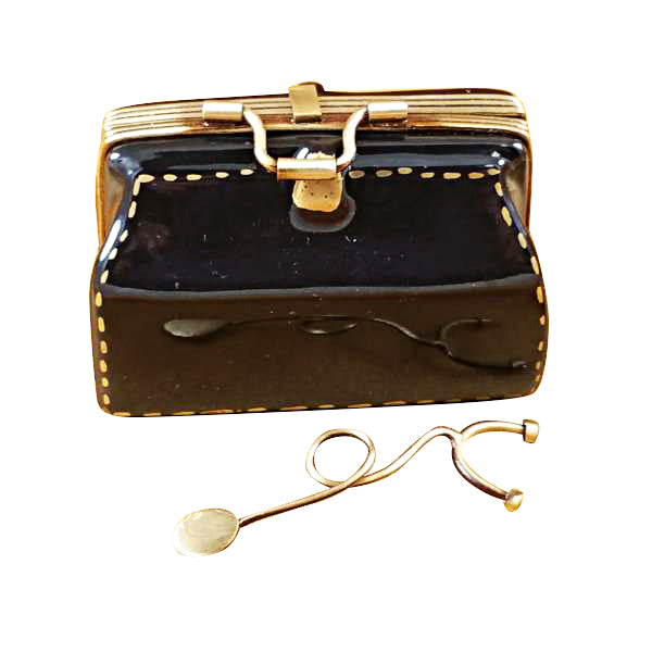 Load image into Gallery viewer, Rochard "Doctor's Bag with Stethoscope" Limoges Box