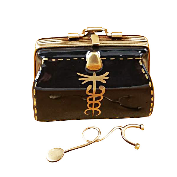Load image into Gallery viewer, Rochard "Doctor's Bag with Stethoscope" Limoges Box