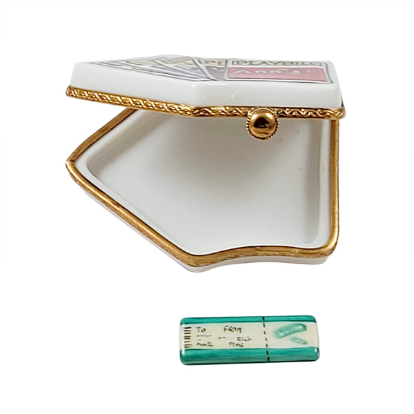 Load image into Gallery viewer, Rochard "Playbill with Removable Ticket" Limoges Box