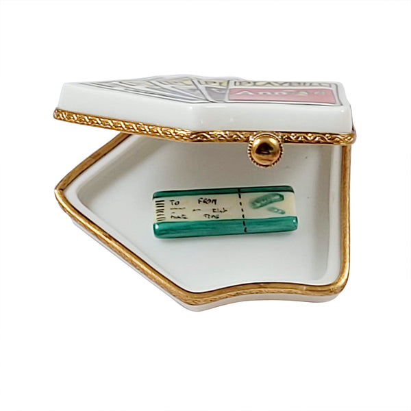 Load image into Gallery viewer, Rochard "Playbill with Removable Ticket" Limoges Box