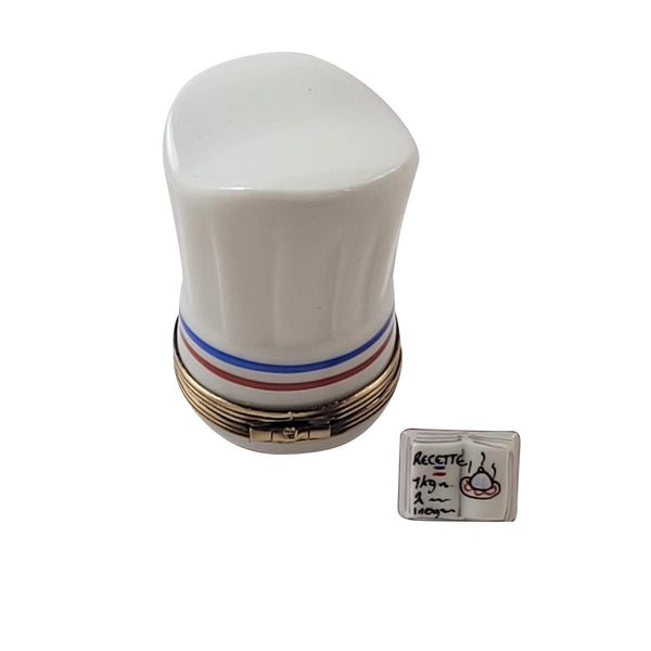 Load image into Gallery viewer, Rochard "Chef's Hat with Cookbook" Limoges Box