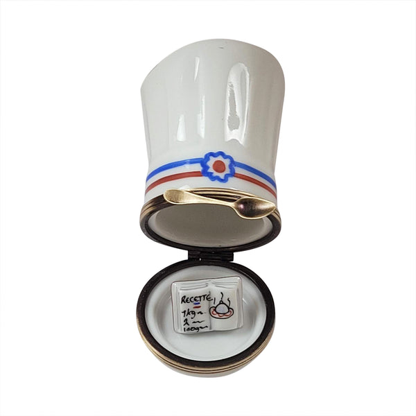Load image into Gallery viewer, Rochard "Chef's Hat with Cookbook" Limoges Box