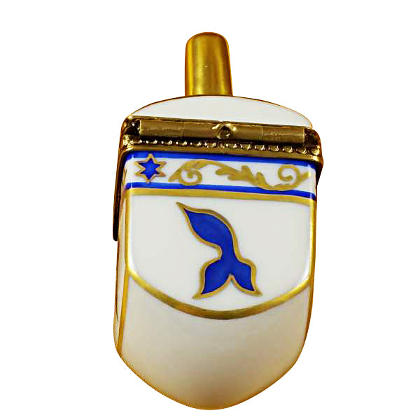 Load image into Gallery viewer, Rochard "Dreidel - White" Limoges Box
