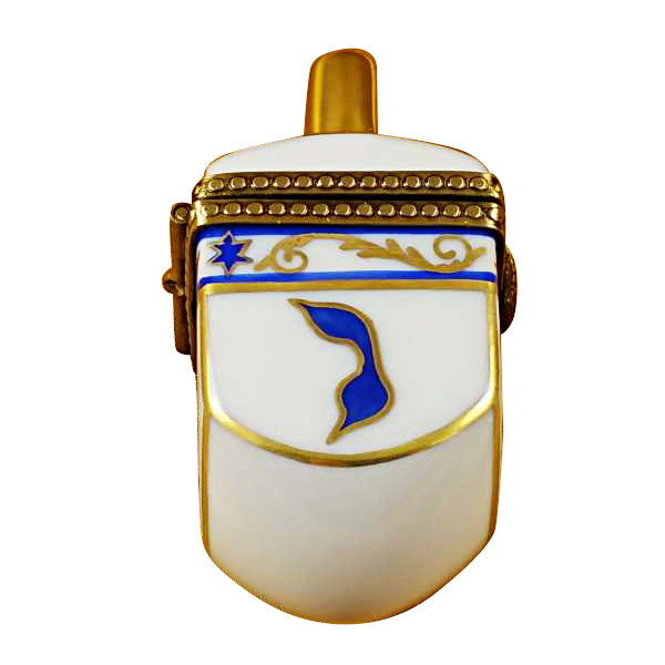 Load image into Gallery viewer, Rochard "Dreidel - White" Limoges Box