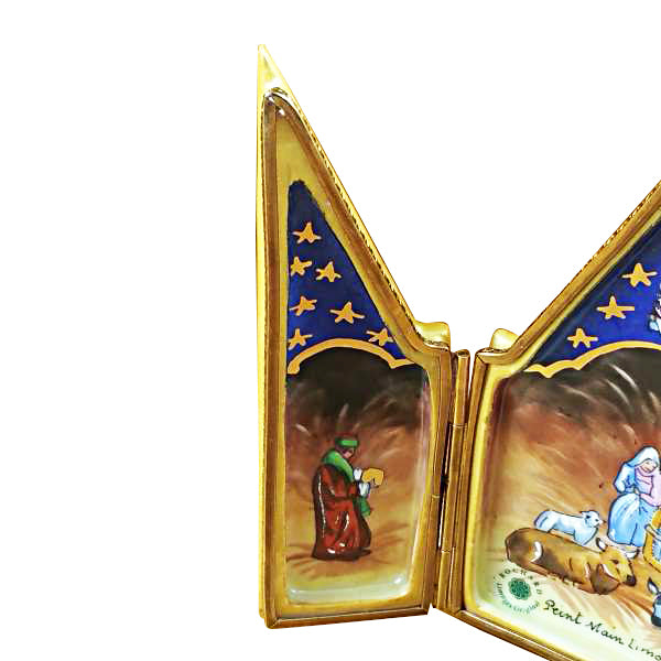 Load image into Gallery viewer, Rochard "Triptych - Nativity" Limoges Box