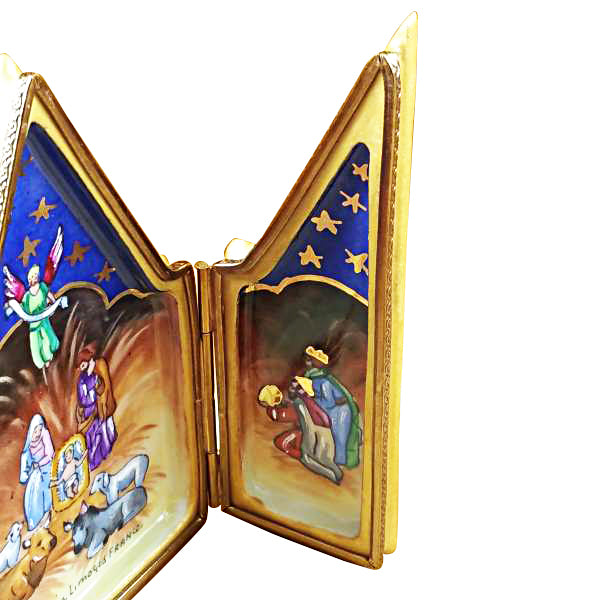 Load image into Gallery viewer, Rochard "Triptych - Nativity" Limoges Box