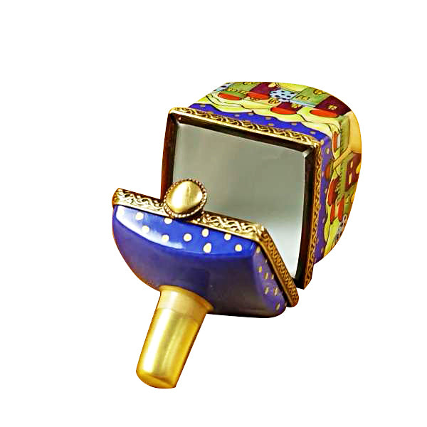 Load image into Gallery viewer, Rochard "Jerusalem Scene Dreidel" Limoges Box