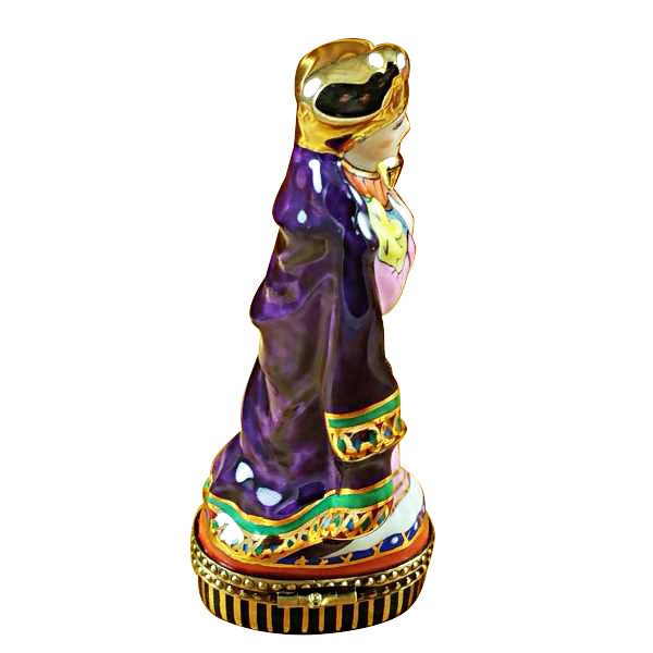 Load image into Gallery viewer, Rochard "Wiseman - Purple Coat" Limoges Box