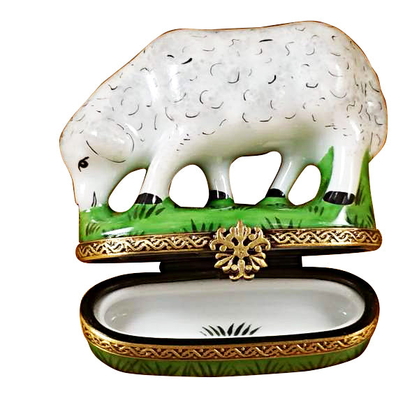 Load image into Gallery viewer, Rochard "Sheep" Limoges Box