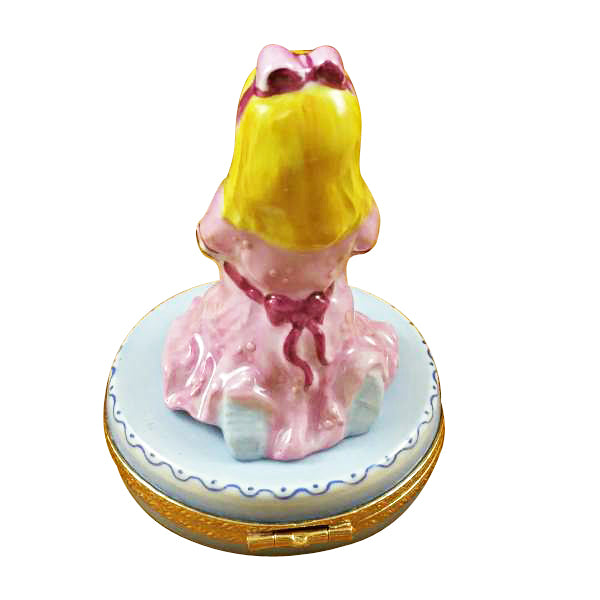 Load image into Gallery viewer, Rochard "Blond Girl Praying" Limoges Box