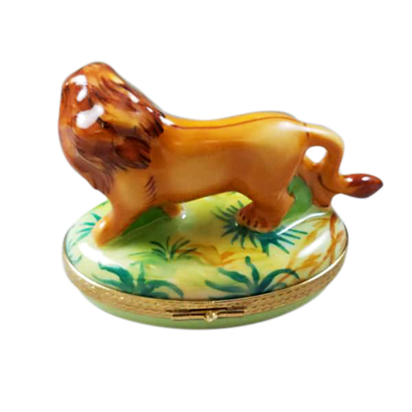 Load image into Gallery viewer, Rochard "Lion and a Lamb" Limoges Box