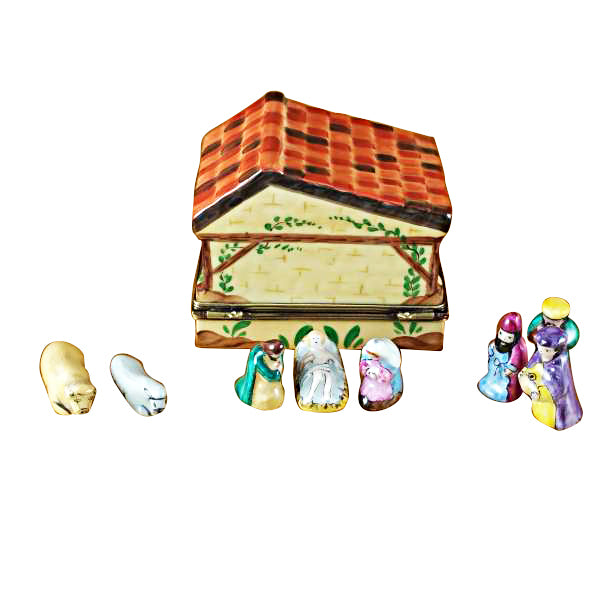 Load image into Gallery viewer, Rochard "Manger with 8 Removable Pieces" Limoges Box