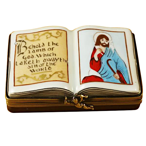 Load image into Gallery viewer, Rochard "Open Bible" Limoges Box