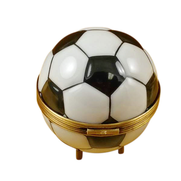 Load image into Gallery viewer, Rochard "Soccer Ball" Limoges Box