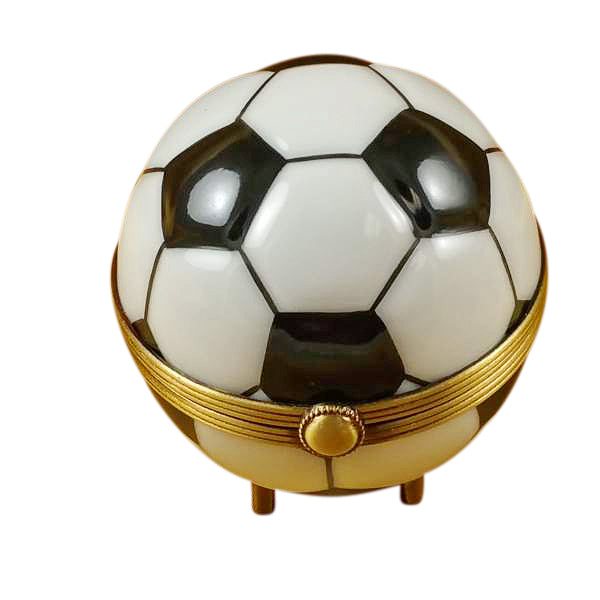 Load image into Gallery viewer, Rochard "Soccer Ball" Limoges Box