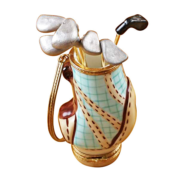 Load image into Gallery viewer, Rochard "Golf Bag with Six Removable Clubs" Limoges Box