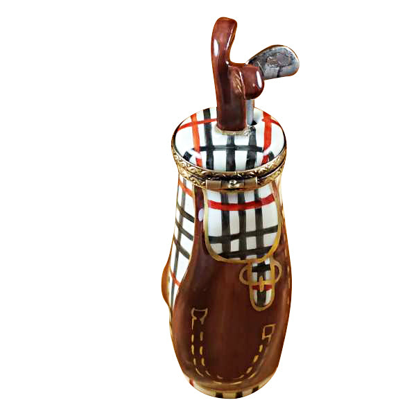 Load image into Gallery viewer, Rochard "Plaid Golf Bag with Removable Club" Limoges Box