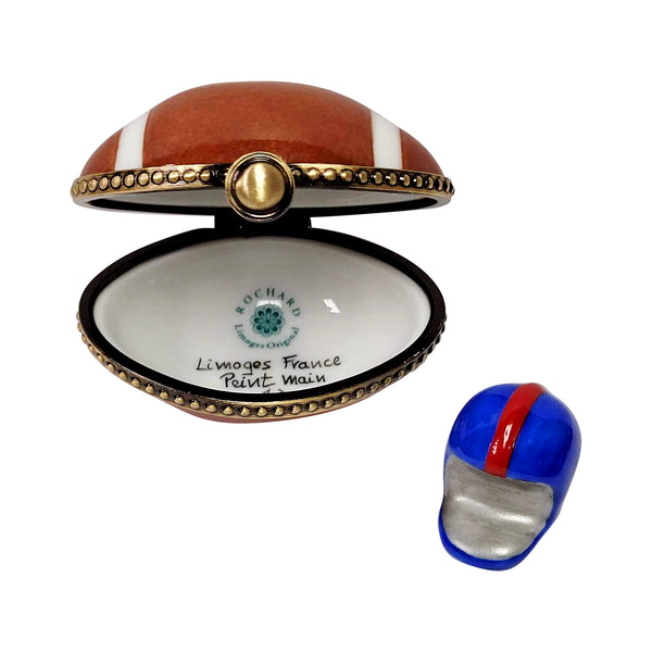 Load image into Gallery viewer, Rochard "Football with Removable Football Helmet" Limoges Box
